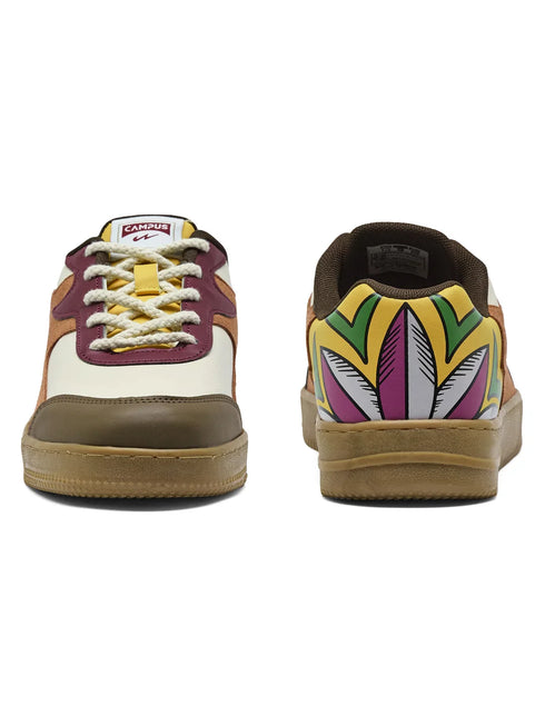 MAJESTIC Cream Women's Sneakers